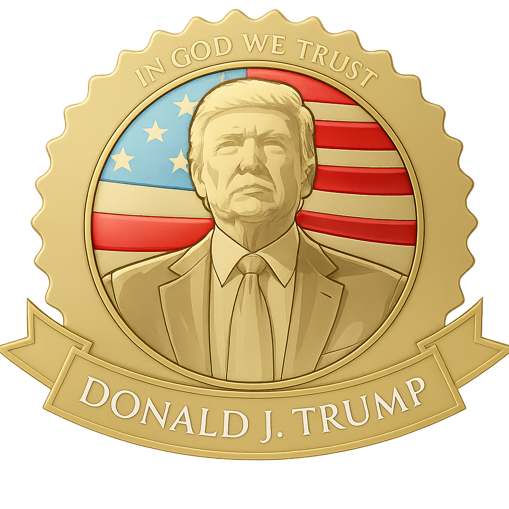 Trump Gold Lapel Pin banner image